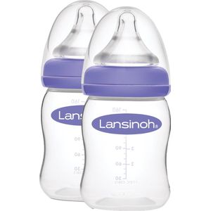 Lansinoh 2 stuks 160 ml Natural Wave Flesjes 75870