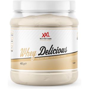 XXL Nutrition - Whey Delicious - Capuccino - Wei Eiwitpoeder met BCAA & Glutamine, Proteïne poeder, Eiwit shake, Whey Protein - 450 gram