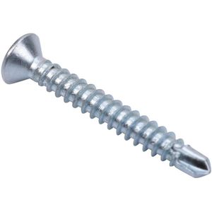 Verzonken kop zelfborende zelftappende metalen schroeven bouten 50 stuks M4.2 voor plaatbevestiging (M42 x 25, 50 stuks)
