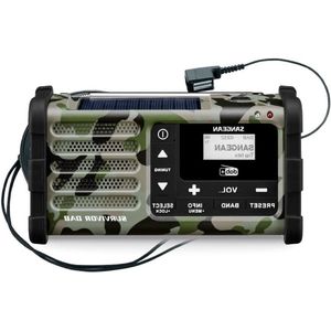 Noodradio - Radio voor Nood DAB+ Survivor DAB camouflage groen