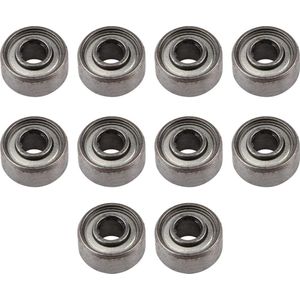 Mini ball bearings 693ZZ - Pack of 10, small double shielded replacements, 3 x 8 x 4 mm dimensions
