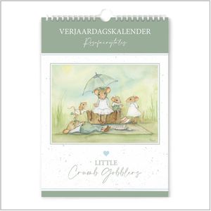 Verjaardagskalender | Little Crumb Gobblers | Wandkalender Rosefairytales