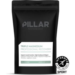PILLAR - Triple Magnesium Powder - Lemon Lime - pouch 200 g