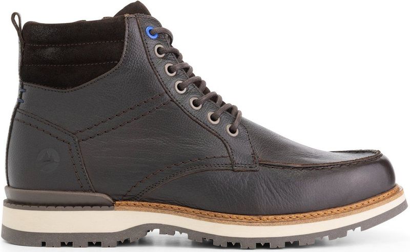 Travelin - Veterboots - Donkerbruin - Leer