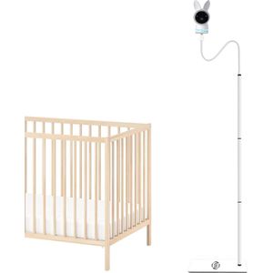 Equivera babyfoonhouder - Baby Monitor Houder - Compatibel met Camera - Sterke Camera Houder - Stand voor Meer Veiligheid (170 cm)