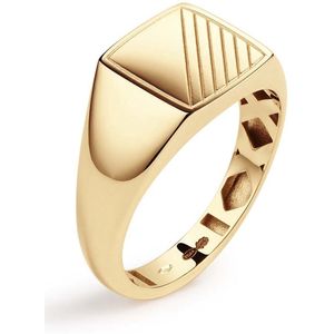 Glow 214.211866 Heren Ring - Sieraad - Zegelring - 14 Karaat Goud
