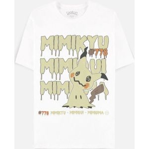 Pokémon - Mimikyu Dames T-shirt - M - Wit