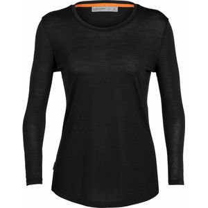 Icebreaker Sphere Ii Merino Lange Mouwenshirt Zwart L Vrouw