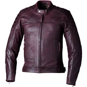 RST Iom Tt Brandish 2 Ce Mens Leather Jacket Oxblood 40 - Maat - Jas
