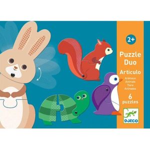 Djeco duo-trio puzzels Articulo Animals