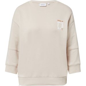 comma - Sweatshirt - Met Opvallende Prints - 3/4-Mouwen