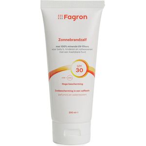 Fagron Zonnebrandzalf SPF 30 met minerale UV-filters