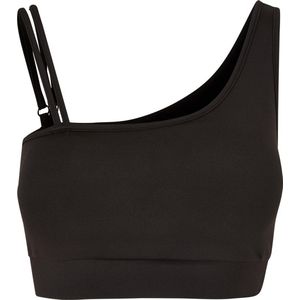 Urban Classics Damen Ladies Recycled Asymmetrical Bra Black-S