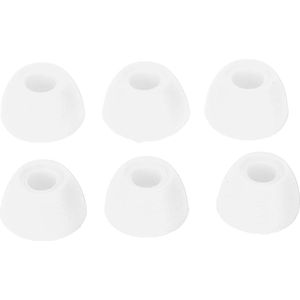 Oordopjes Vervangingstips voor Galaxy Buds 2 SM-R177 - Draadloze Bluetooth-hoofdtelefoon - Siliconen Oordopjes Tips - Maten S/M/L - Wit .