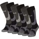 Xtreme - Skisokken - Zwart - 6-pack - Unisex