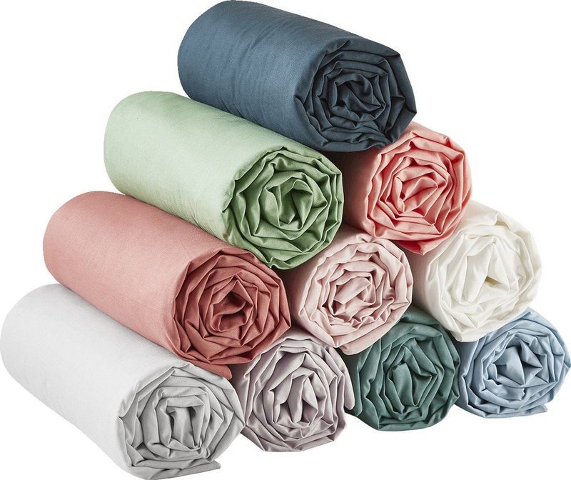 Vertbaudet - Effen Hoeslaken - Kind - Katoen - 90 x 140 cm - 90 x 190 cm - 90 x 200 cm - 140 x 190 cm - 140 x 200 cm