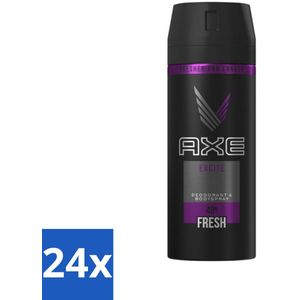 24 x Axe Deodorant Bodyspray Excite 150 ml - Deodorant - Bodyspray - Geur - Geurbescherming - Langdurige Bescherming