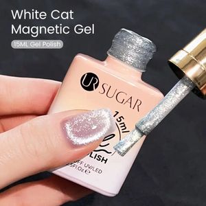 UR SUGAR Polish - Witte Cat Eye Magnetische Gellak - Eenvoudig aan te brengen - 15 ml