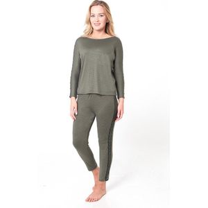 Dames Pyjama ASoL Romance / 2 delig / legergroen / maat M