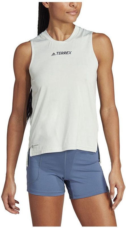 adidas - TERREX Multi - Mouwloos T-shirt - Groen - AEROREADY