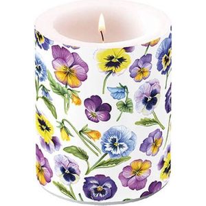 Ambiente - Kaars - 75 branduren - Pansy all over - Lente - Zomer