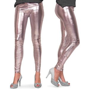 Folat - Legging Metallic Zilver Maat L/XL