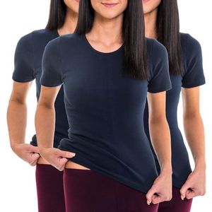 3-pack Dames shirt met korte mouwen van biologisch katoen