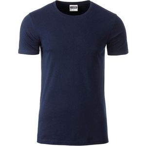 James and Nicholson - Heren Standaard T-Shirt (Marine)