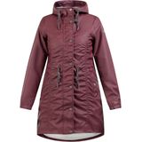 Usha - Functionele Mantel - Donkergrijs/Wijnrood - Regenjas