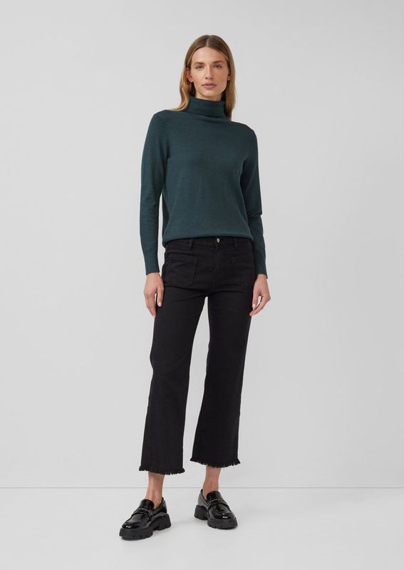 s.Oliver - Slim Fit Jeans - Zwart - Met Zakken