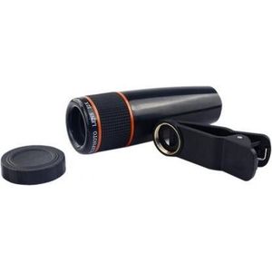 MobielCo Telescoop lens 12x vergroting Telelens voor mobiele telefoon Geschikt voor oa iPhone en Samsung