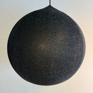 Opblaasbare Glitterbal Zwart 60 cm - Brandvertragend