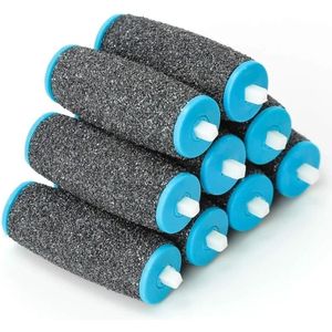 Vitdipy - 9 stuks - Voetvijl vervangende rollers - Pedicure tool - Voor het verwijderen van dode huidcellen zachte exfoliatiekoppen - Gladde voetenverzorging