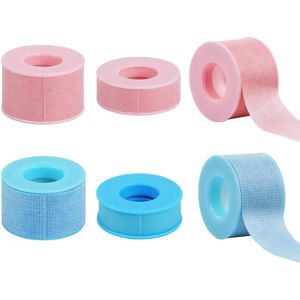 4 Stuks Herbruikbare Zelfklevende Waterdichte Siliconen Tape Wimpertape voor Lash Extension - Roze Blauw .