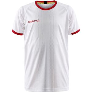 Craft - Progress 2.0 Graphic Jersey JR - Wit/Rood - Korte Mouw