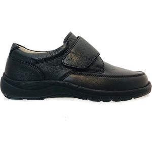 Solidus - Klittenbandschoenen - Zwart - Comfortabele Herenschoen