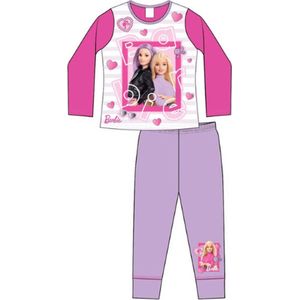 Mattel Barbie - Pyjama - Roze met paars - Maat 98/104