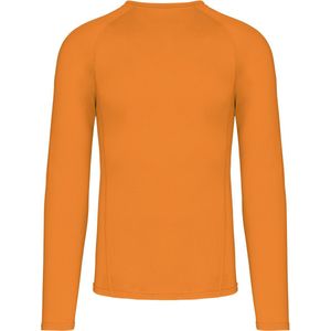 SportOndershirt Unisex XS Proact Lange mouw Orange 88% Polyester, 12% Elasthan