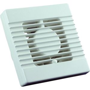 Nedco BV Badkamer/Toiletventilator EF 150 T ABS, kunststof wit