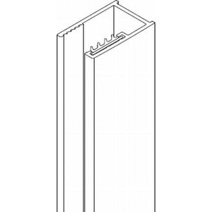 Sub Free Soft muurprofiel 195,1 cm (ev13), chroom