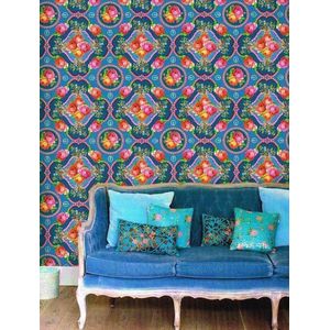 Eijffinger wall paper PIP Studio Singing Roses Blue