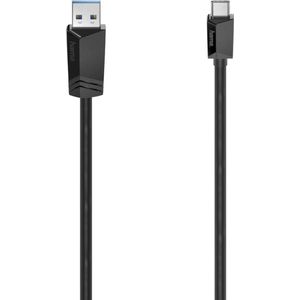 Hama USB-C-kabel USB-C-stekker - USB-A-stekker USB 3.2 Gen1 5 Gbit/s 1,50 M