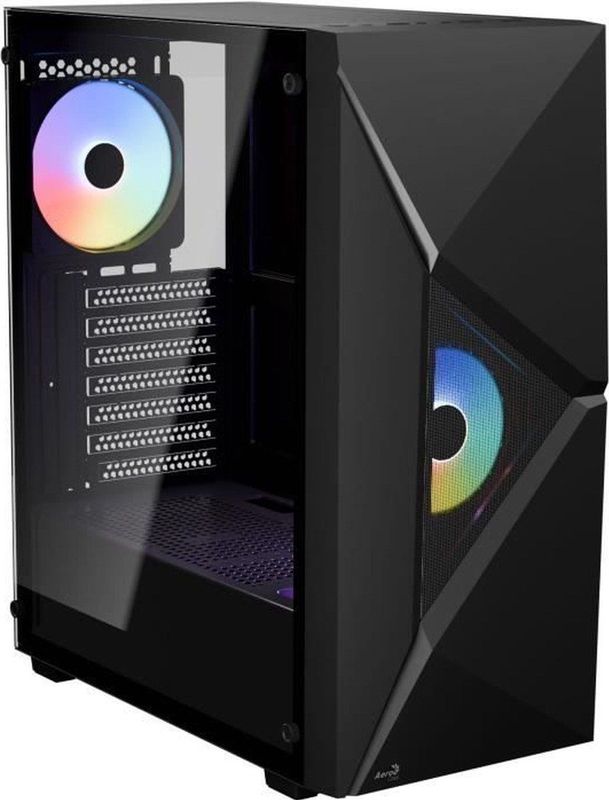 AEROCOOL - Speler G v1 - PC-behuizing - Zwart - Kunststof, Staal, Geharde Glas