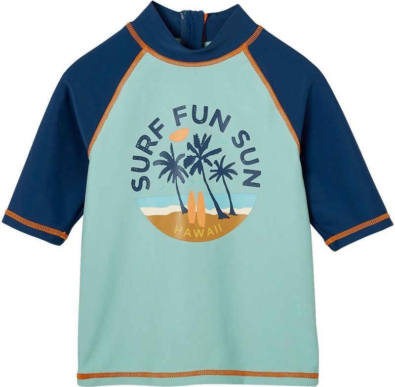 Vertbaudet Badpakset voor jongens T-shirt met UV-bescherming + short