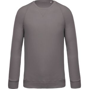 Biologische herensweater met ronde hals Kariban Storm Grey - S