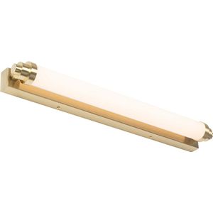 QAZQA yordi - Klassieke LED Dimbare Wandlamp met Dimmer voor binnen voor badkamer - 1 lichts - D 9.4 cm - Goud -