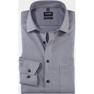 Olymp Business hemd lange mouw Grijs 122664-Hemden 122664/63