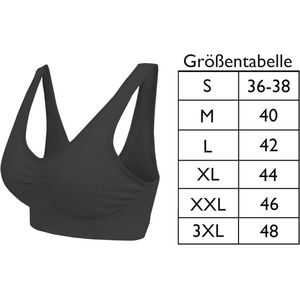 Boolavard Comfortabele beha voor dames, klassieke bustier, push-up en zonder beugel, per stuk verpakt per 3 stuks, turquoise, S