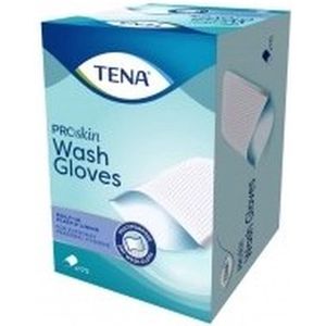 Tena Wash Glove Geplastificeerd - 6 pakken van 175 stuks