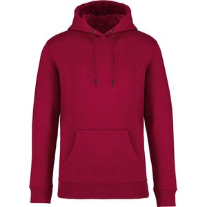 Biologische unisex hoodie met capuchon merk Native Spirit Hibiscus Red - 3XL